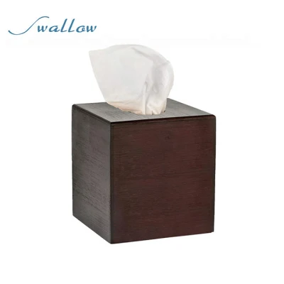Wholesale Good Quality Custom Wooden Facial Tissue Box for Office Hotel Restaurant