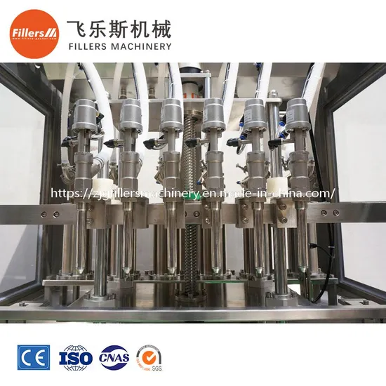 Automatic Servo Piston Oil Daily Chemical Detergent Shampoo Soap Sanitizer Hair Cleaning Liquid Bottle Ketchup Filling Packing Machine 