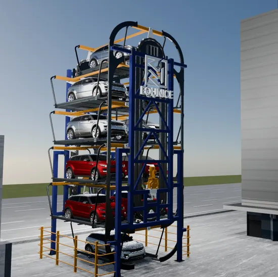 Garage Vehicle Storage Lift Eounice Customized Vertical Parking Solution for Digital Platforms 