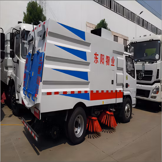 4X2 Runway Street Cleaning Truck Road Sweeper Professional Vacuum Road Sweeper Truck