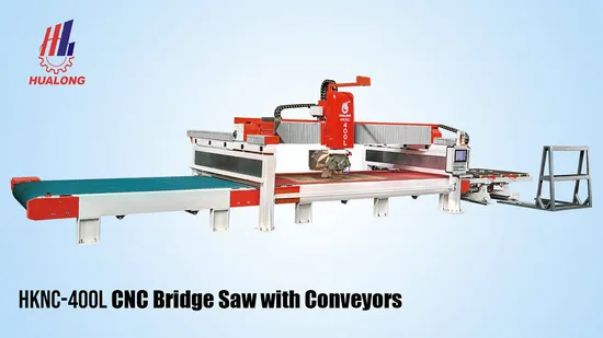 2025 Bcmc Hualong 5 Axis Stone CNC Bridge Saw CNC 5 Axis Marble Stone Bridge Saw Cutting Machine Fully Automatic Assembly Line 