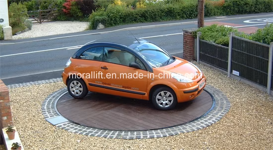 Space Saving Easy Turn Driveway Rotating Car Platform