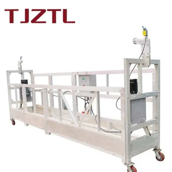 Electric Scaffolding Gondola Electric Aluminum Alloy Suspended Working Platform Zlp630 