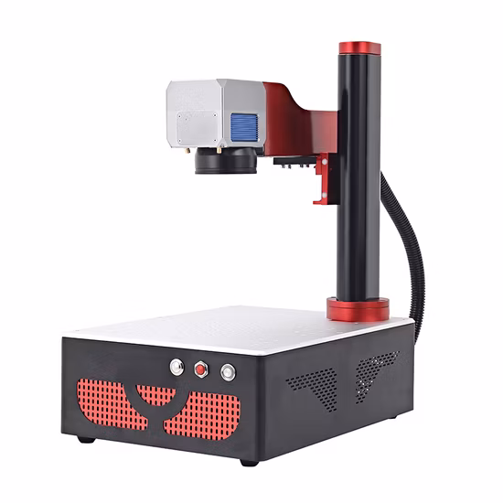 Metal Nonmetal Barcode 30W Fiber Laser Marking Machine